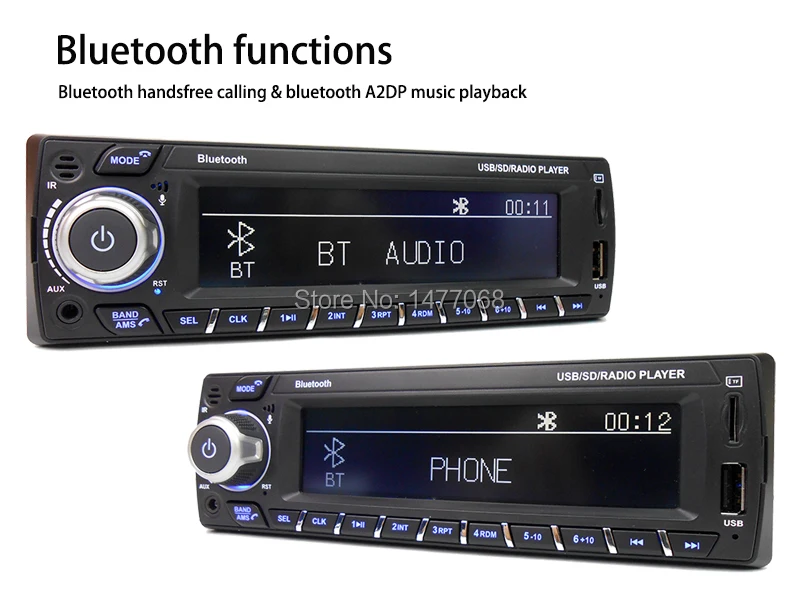 1 Din DAB Автомобильный радиоприемник Bluetooth Стерео Аудио A2DP Громкая связь RDS FM AM TF USB APP Пульт дистанционного управления ISO В