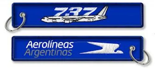Авиакомпания argentinas B737 брелок - Название цвета: RBF Blue
