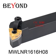 MWLNR1616H08 MWLNL1616H08 M type Cnc Turning Lathe Machine Tools Cutting External Tool Holder 16 16 100mm
