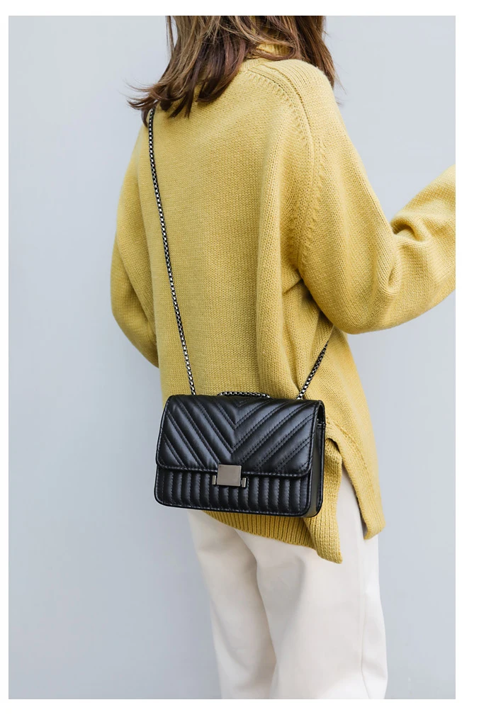 Mulheres bolsas e bolsas 2019 acolchoado crossbody