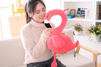 

new plush Flamingos toy lovely red Flamingos doll gift about 60x30cm
