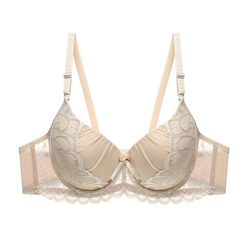 Julexy пуш ап женский бюстгальтер кружевной однотонный soutien gorge femme B C Cup brasieres нижнее