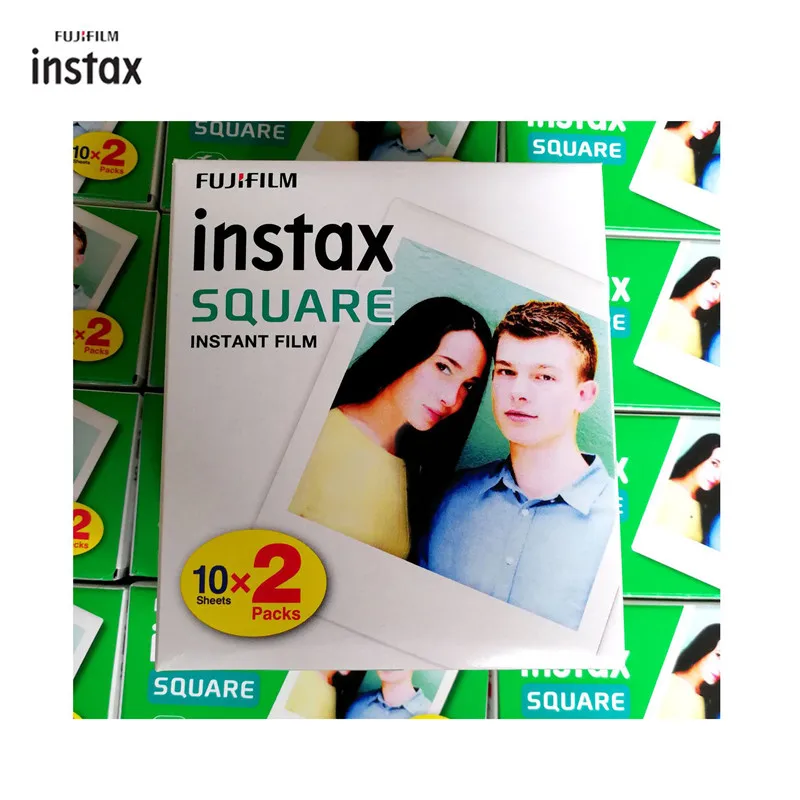 Пленка Fujifilm Instax Mini квадратная пленка с белыми краями фотобумага (20 шт.) для