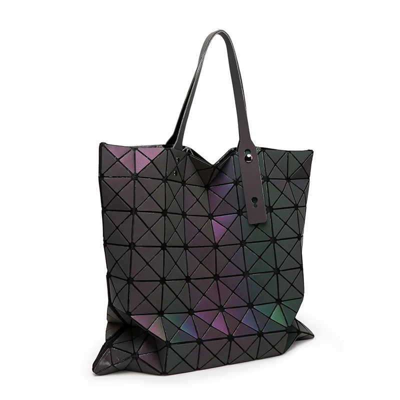 Prix pour Mode Luminated Grande capacité Épaule Sac Femmes Grande capacité Marque grand Sac À Main de style Européen Géométrique Lady Fourre-Tout Sacs Prix pour Mode Luminated Grande capacité Épaule Sac Femmes Grande capacité Marque grand Sac À Main de style Européen Géométrique Lady Fourre-Tout Sacs