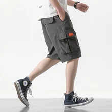 Для мужчин пляжные шорты, брюки эластичный пояс брюки карго дамские шаровары мужской уличная хип хоп Свободные Повседневное летние джоггеры треники