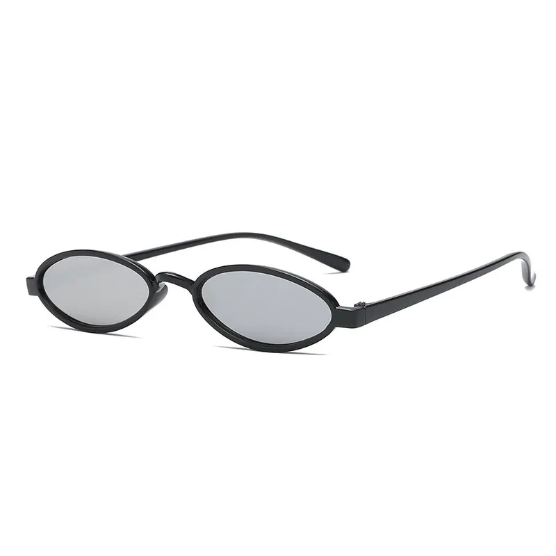 Маленькие солнцезащитные очки в стиле ретро, роскошные брендовые крошечные солнцезащитные очки, Женские винтажные модные дизайнерские праздничные солнцезащитные очки для женщин, солнцезащитные очки - Цвет линз: silver
