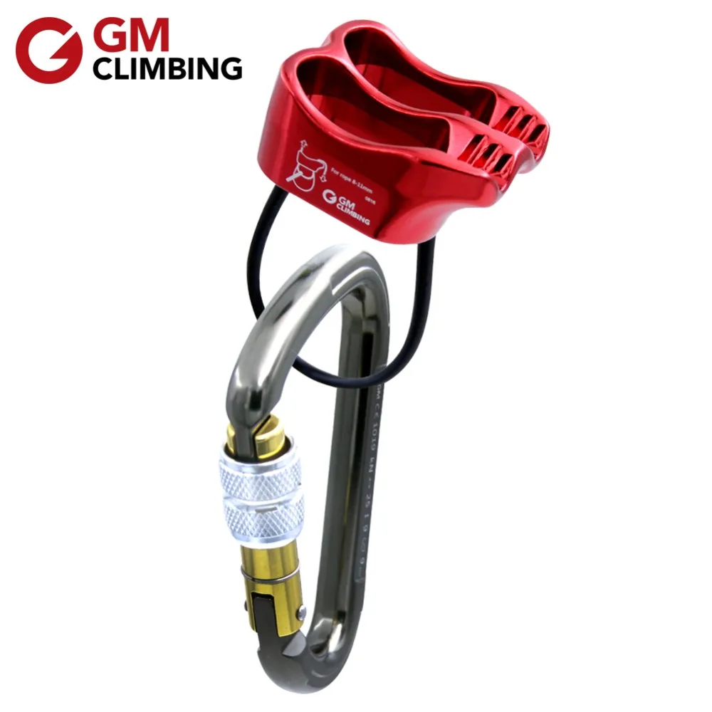 GM CLIMBING Belay Device 25kN HMS Screw Locking Rock Climbing Carabiner