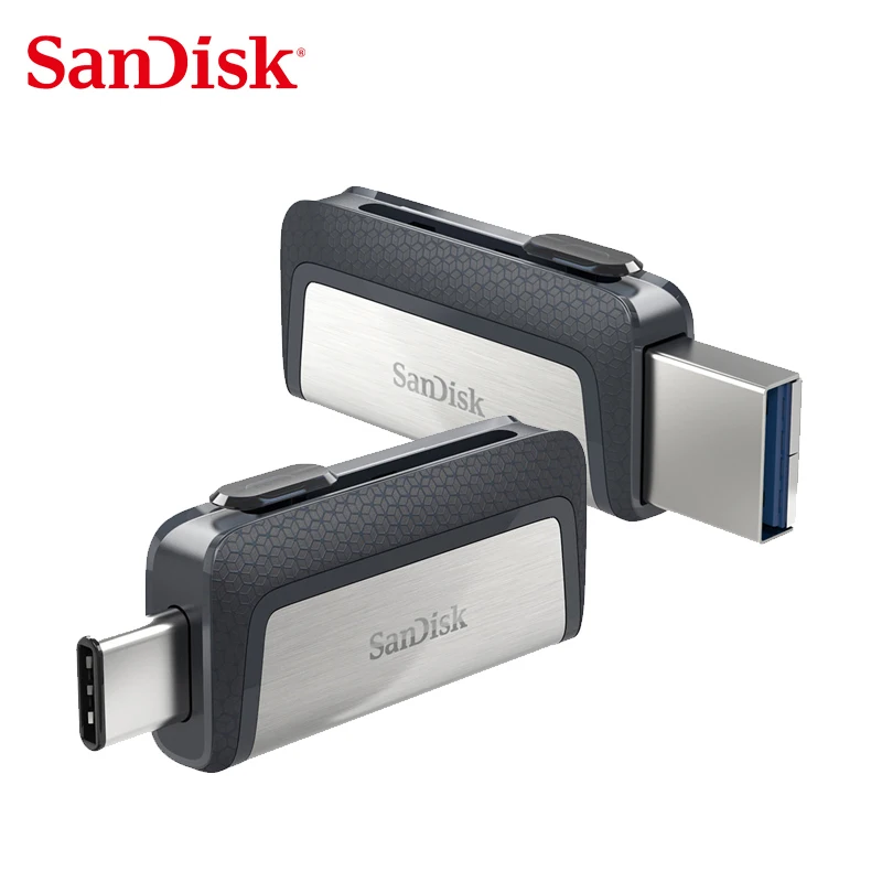 Sandisk USB 3 1 флеш накопитель Ultra Dual Drive Тип C объемом памяти 32 Гб или 64 ГБ 128 с