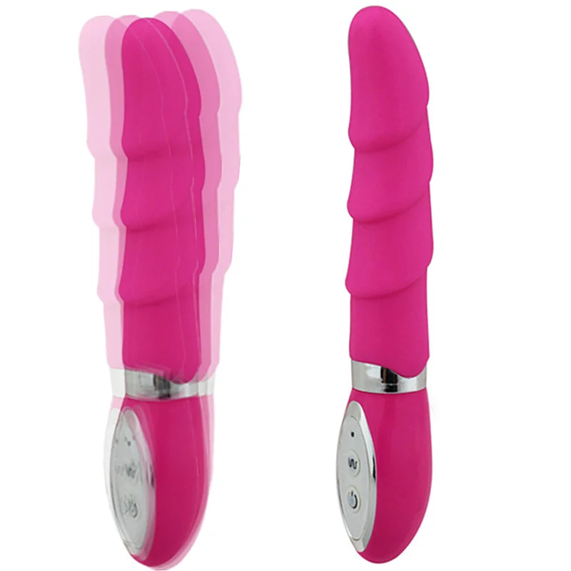 Резьбовые дизайн Вибрационный Вибратор Женская мастурбация Секс-игрушки клитора Массаж G Spot Стимулятор Вибраторы для Для женщин секс