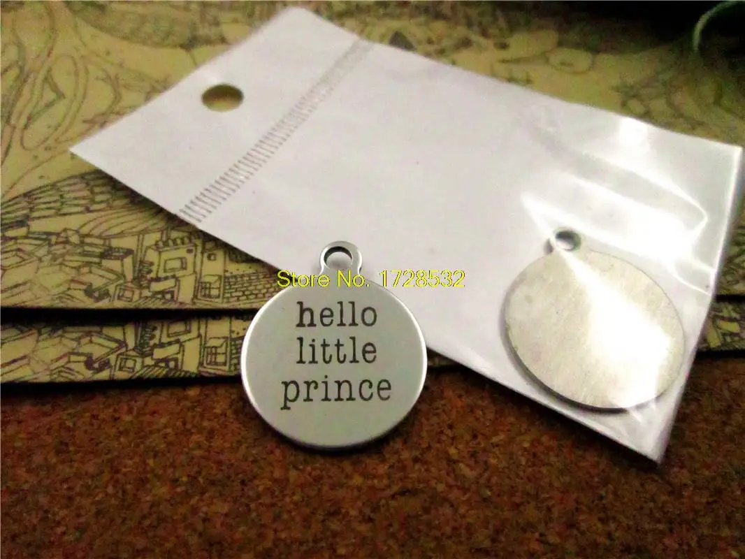 10 шт. подвески из нержавеющей стали hello little prince|charm pendant|diy charms pendantdiy |