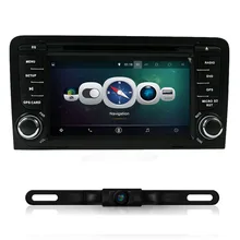 Android 4.4 Car DVD Player Quad Core 1024*600 GPS Radio for AUDI A3 2003-2013 With Canbus Wifi GPS Navigation BT Free Map