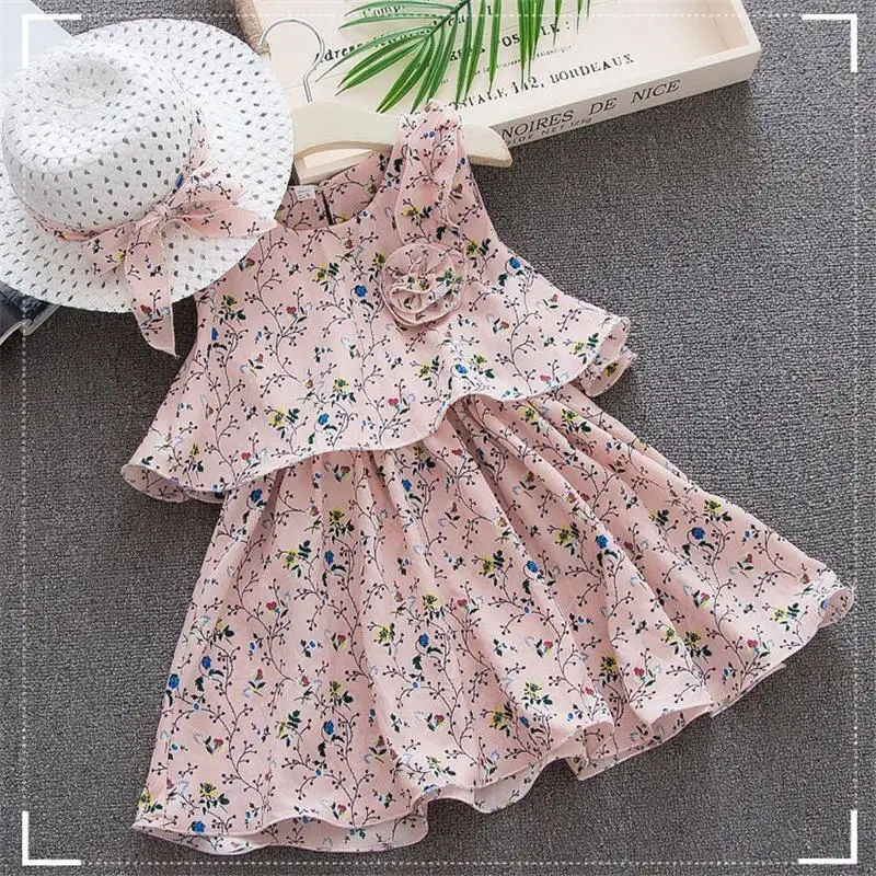 

Baby girls summer dress infant fashion cotton sleeveless party dresses for bebe girls newborn baby birthdays clothes girls dress
