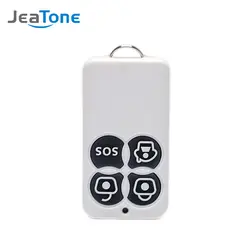 JeaTone 433 мГц Беспроводной пульт дистанционного управления 4 кнопки руку разоружить sos для дома охранной сигнализации Системы