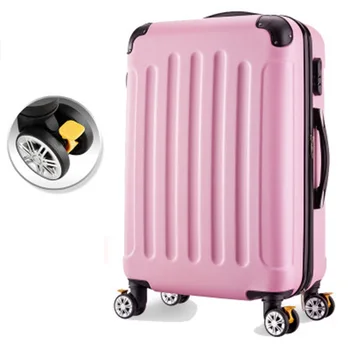 

Rolling luggage 26inch Woman travel suitcase with wheels Spinner trolley case travel bag box 20inch boarding carry-on luggage