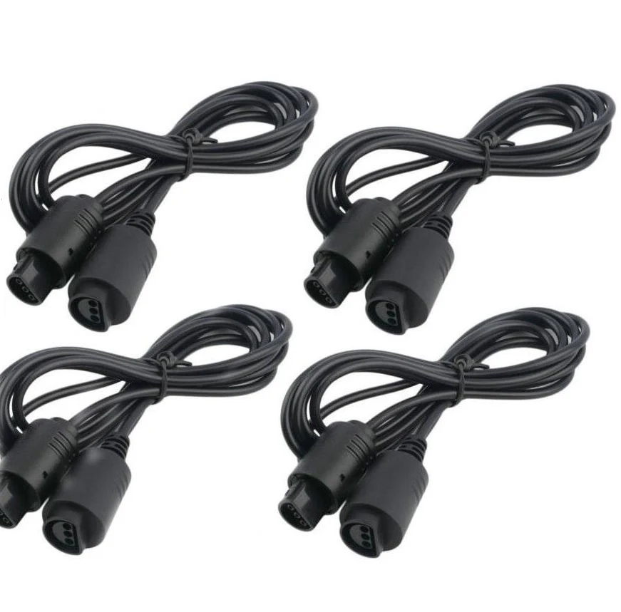 4 pcs FOUR NEW for N64 6 Foot Extension Cable Cords for Nintendo N64