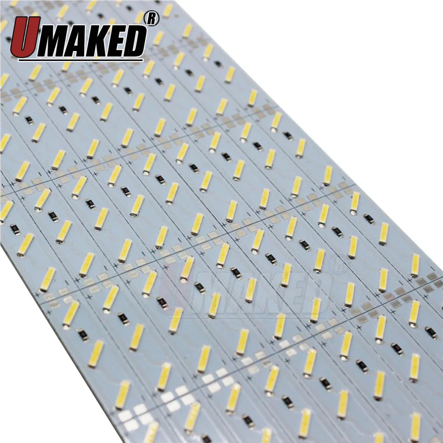 

50cm 12v led rigid hard strip aluminium bar lights Super bright 8520 SMD36 SMD 18W/M LED Hard Rigid LED Strip 10pcs/lot