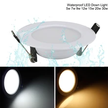 3 шт./лот Мода 7 Вт/9 Вт/12 Вт/15 Вт/18 Вт/24 Вт потолочное светодиодное освещение лампы потайной шкаф настенная лампа 220 V-265 V для домашней жизни