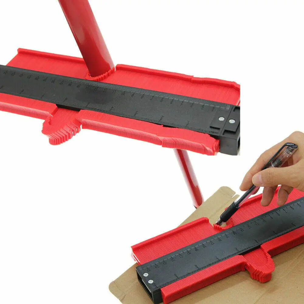 

10in Gauge Plastic Profile Copy Contour Gauge Standard Wood Marking Tool Tiling Laminate Tiles General Tools