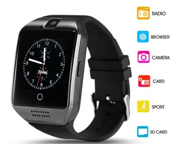 

2018 NEW Q18 Bluetooth Smart Watch Support Nano SIM TF card Remote Camera 0.3M Camera Sports Fitness Tracker Smartwatch relogio