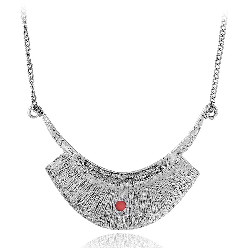 Vintage Tibetan Miao Silver Metal Tassel Bead Chinese Style Charm Original Chokers Necklace Collier Turkish Gypsy Ethnic Jewelry