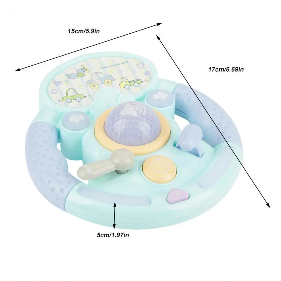 Музыкальные инструменты, игрушка для детей, электрический руль, музыкальный колокольчик, детские развивающие обучающие игрушки