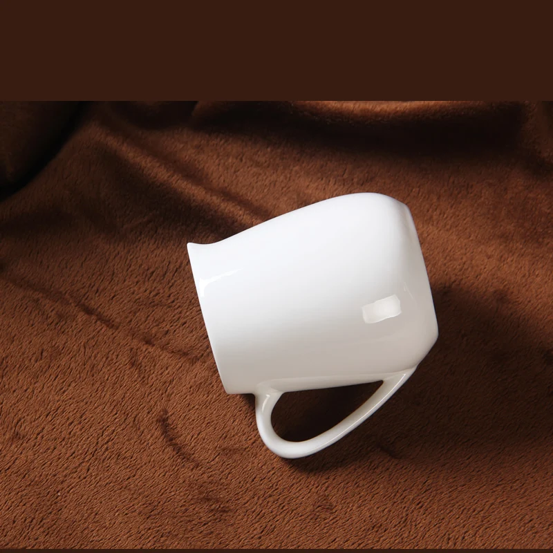 Bone china чистый белый молочный бак удобный молочный чай кофе молоко чашка с кофе плюс молочная чашка соответствие оборудования lo1128429