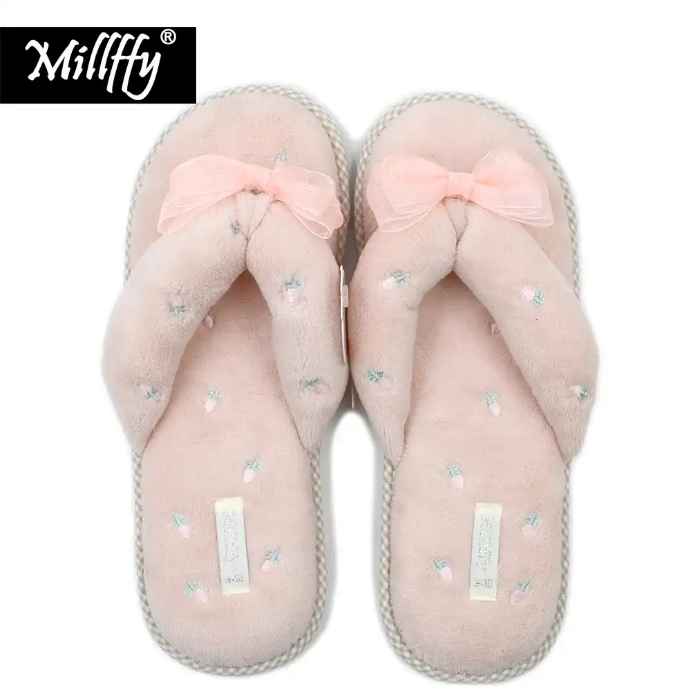 Millffy/домашние тапочки; очень мягкие коралловые бархатные флисовые туфли; sapatos masculino; Вьетнамки; тапочки в японском стиле - изображение