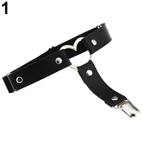 Female Women Sexy Harajuku Elasticity Heart Faux Leather Harness Tight Suspender Punk Strap Leg Ring Garter Belts Bondage Belt Female Women Sexy Harajuku Elasticity Heart Faux Leather Harness Tight Suspender Punk Strap Leg Ring Garter Belts Bondage Belt
