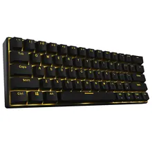 Professional Mini Bluetooth Wireless Backlit Gaming Mechanical Keyboard Blue/Black/Red/Brown Switch Wired Game Keyboard For PC