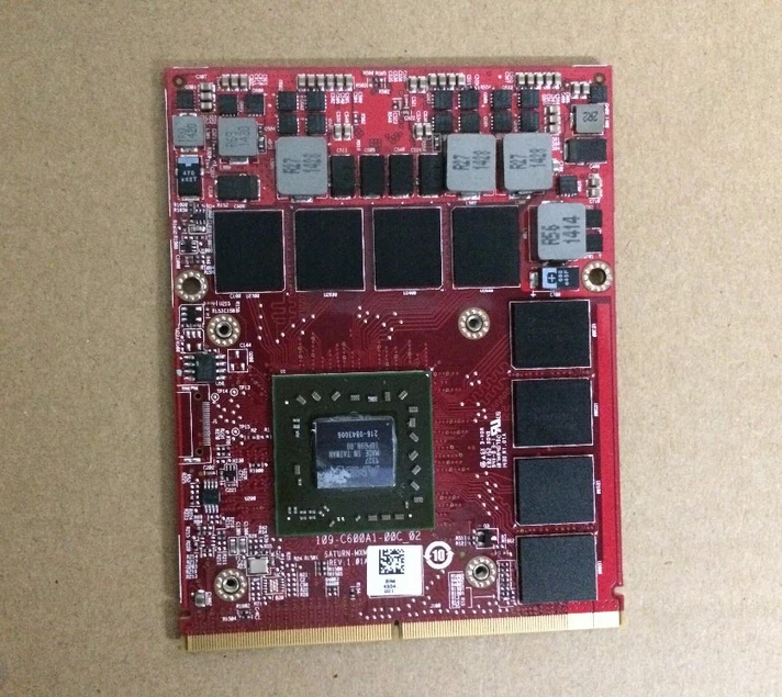 For M6100 Laptop CN-0K5WCN 0K5WCN K5WCN Graphic Vedio Card 216-0843006 2GB GDDR5 Full Tested Working OK