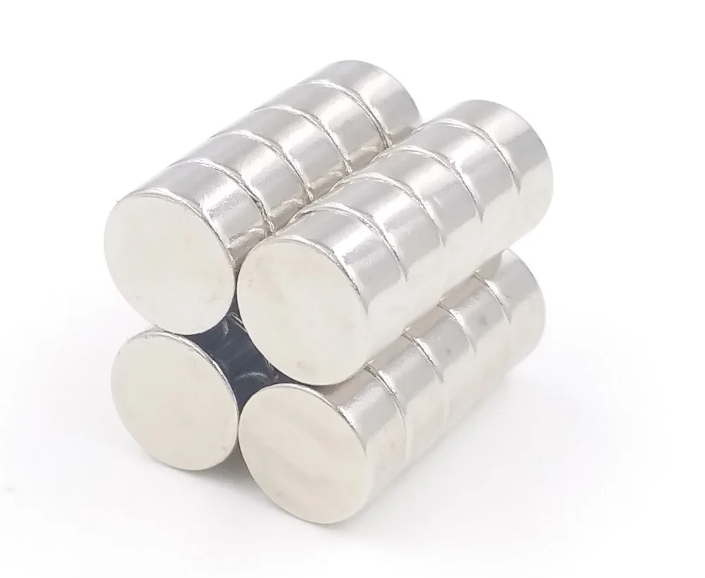 

5pcs 10mm x 5mm Super Strong Powerful Permanet Rare Earth Magnet Small Round Neodymium Magnets N50