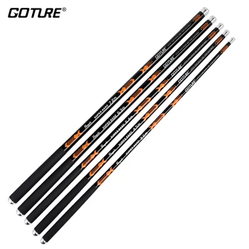 

Goture HAYATE 4 Layers Carbon Fiber Super Hard Fishing Rod 3.6M-7.2M Telescopic Carp Fishing Pole Trout Tenkara Rod