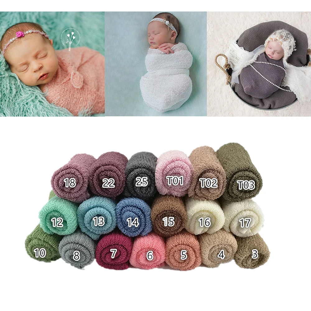 stretch knit wraps for newborn photography