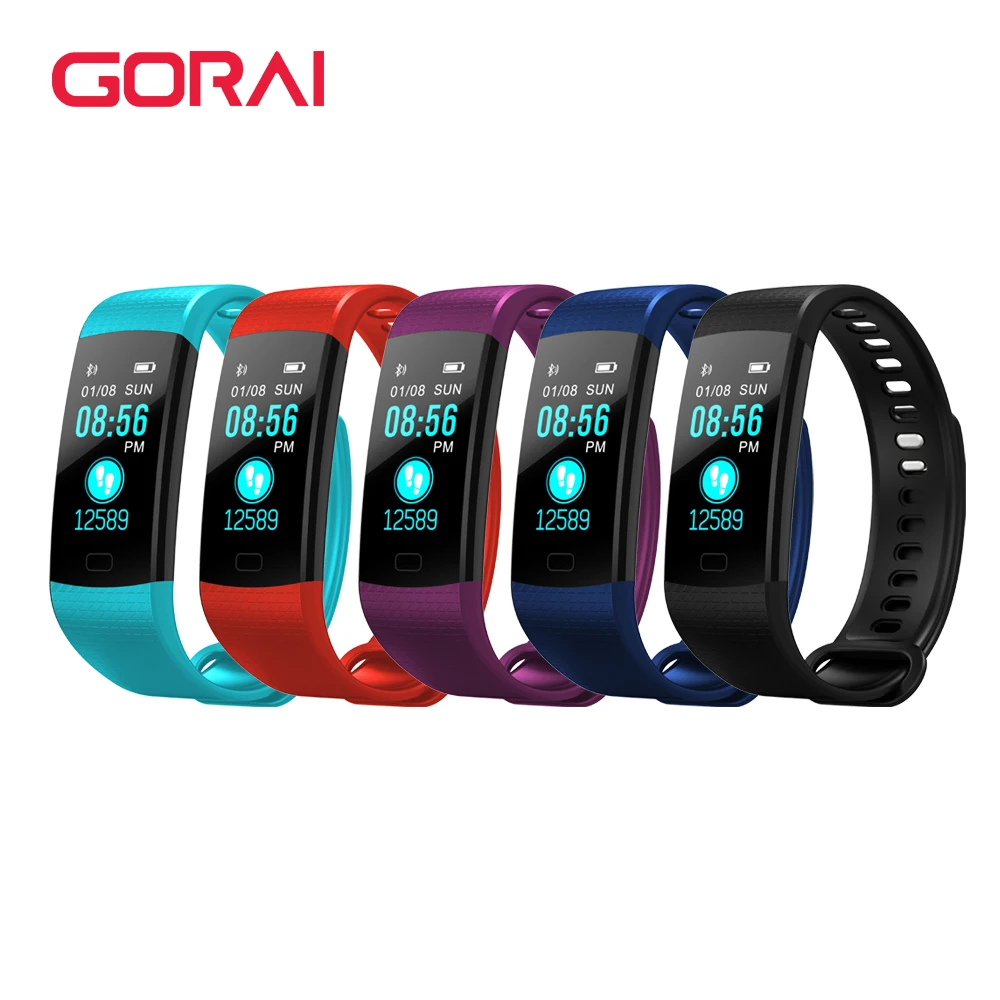 

Goral Y5 Smart Band Heart Rate Tracker Fitness Tracker Y5 Smartband Smart Bracelet Waterproof Smart Wristband Smart Watch Men