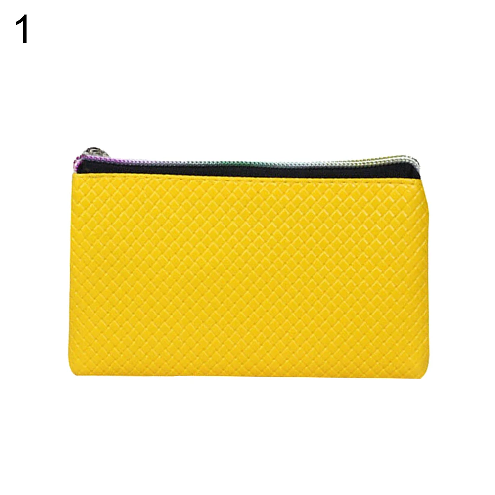 

Women Leather Coin Purse Clutch Zip Handbag Phone Holder Pouch Coin Small Wallet Mini Storage Bag With Travel Toiletry Organizer
