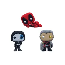 1 шт. Дэдпул ПВХ обувь с мультяшками Подвески Единорог аксессуары для пряжки для обуви подходит для Croc jibz подарки для детей