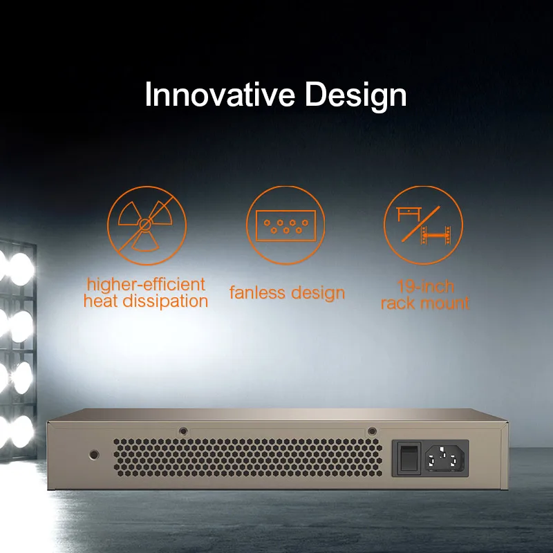 Tenda TEG1016D 16 портов 1000 Мбит/с Настольный/Rackmount дизайн 32 Гбит/с переключатель емкости