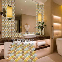 

New Design Art 3D Peel and Stick Backsplash Tiles Stickers PET&PU Home Kitchen Room Wall Stickers Tile Wall Bathroom Decor