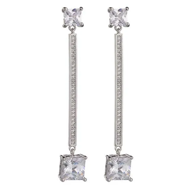 

Tassel Magic Ball AAA zircon Allergy earrings