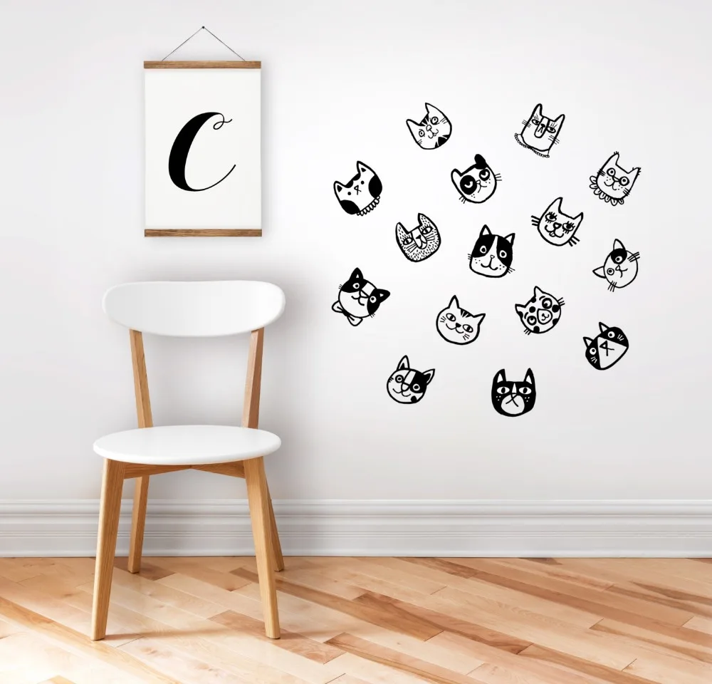Compare Prices On Elegant Kids Furniture Online Shoppingbuy Low - Pcs Elegance Cats Wall Stickers For Kids Room Removable Black Vinyl Wallart Baby Decals D compare prices on elegant kids furniture online shoppingbuy low - pcs elegance cats wall stickers for kids room removable black vinyl wallart baby decals d