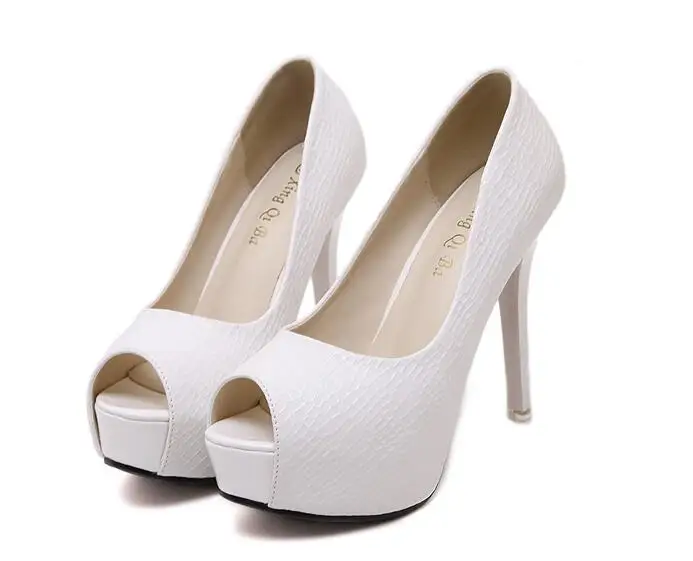 

Hot Womens Pumps Leather Wedges Platform Stiletto Red Bottom High Heels 12-14CM Open Toe Sexy Party Shoes Fashion Wedding Shoes