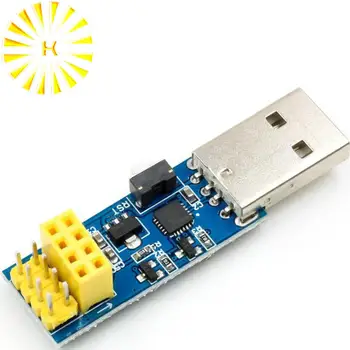 

ESP8266 ESP-01/ESP-01S WIFI Module Adapter Download Debug Link Kit for Arduino IDE USB to ESP8266 ESP-01s DIY Kit Connector