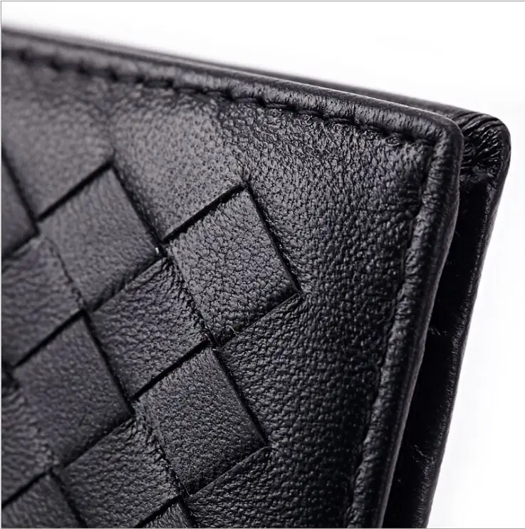 Sheepskin man wallet Genuine Leather Soft & High quality Short purse Black and Navy Blue Sheepskin man wallet Genuine Leather Soft & High quality Short purse Black and Navy Blue