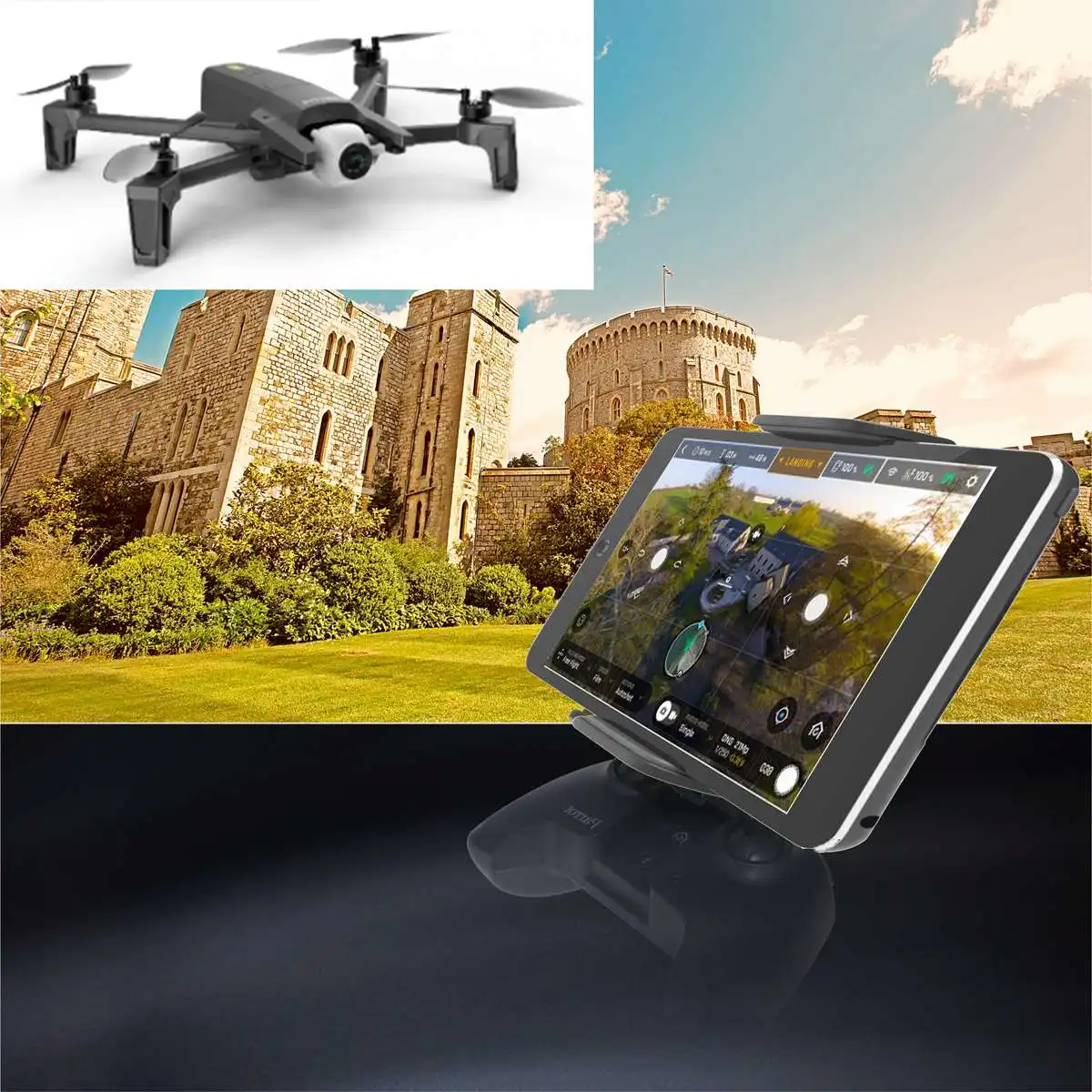 

360 Rotate Parrot ANAFI Drone Remote Controller Bracket Holder for iPhone8/7 plus/6/6s/4S Samsung/xiaomi/huawei for Tablet iPad