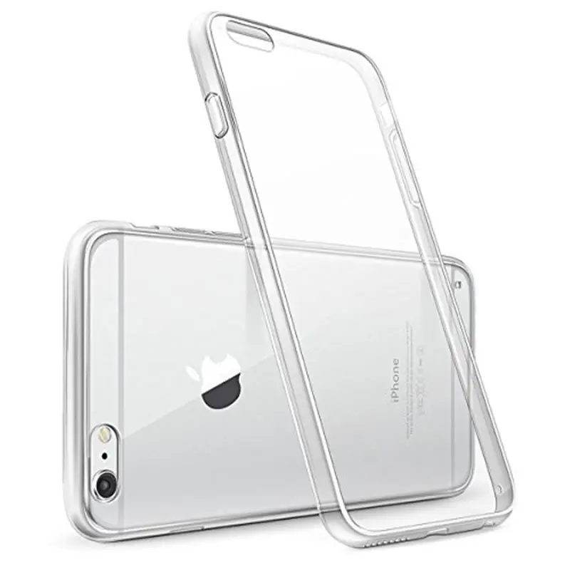 Прозрачный ТПУ чехол для iphone se 5S 6s 6 7 8 plus прозрачный резиновый мягкий силиконовый