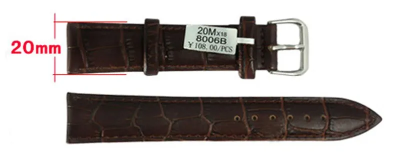 Мужские и женские кожаные ремешки для наручных часов 12 мм 14 мм 16 мм 18 мм 19 мм 20 мм 22 мм в различных цветах