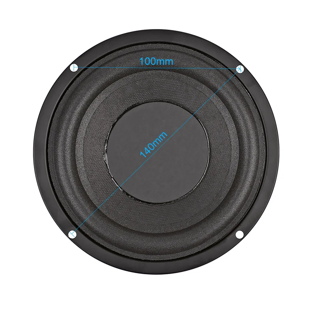 AIYIMA 1Pc 5.25 Inch Subwoofer Audio Speakers 100W