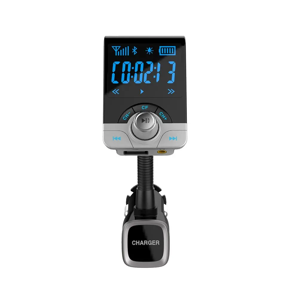 BT68 Bluetooth Hands free Car Kit With FM Transmitter and 2.1A Charger