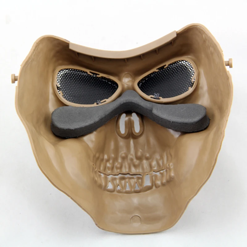 M02 череп скелет страйкбол Пейнтбол Маска полное лицо Хэллоуин маска черная Охота Военная армия Wargame тактические маски