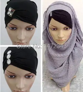 

Summer Muslim girl women plain hijab long scarves